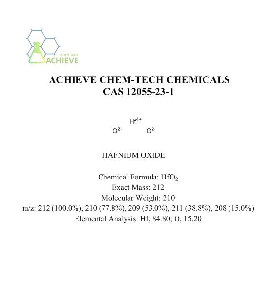 Σκόνη οξειδίου hafnium cas 12055-23-1