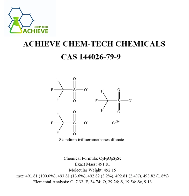 Scandium trifluoromethanesulfonate cas 144026-79-9